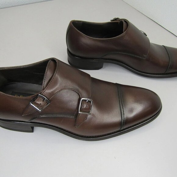 NEW TO BOOT  New York by Adam Derrick Hammill Monk  Dress Shoes – Brown Leather main image 3